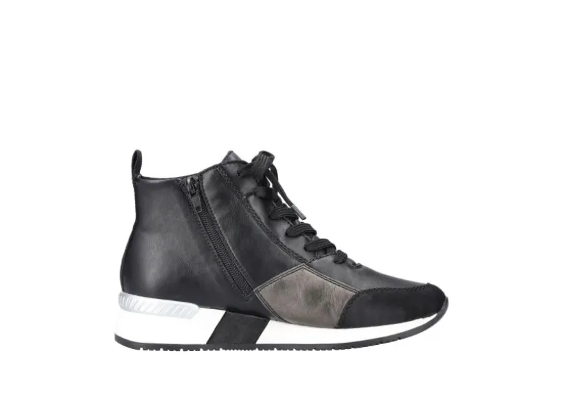 micro_stretch_black_laceu_1.webp Micro Stretch Black Lace-Up Wedge Sneaker