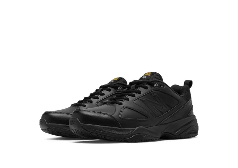 midk_slipresistant_black__4.webp MID626K2 Slip-Resistant Black Leather Sneaker