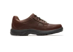 Midland Brown Leather Lace-Up Oxford