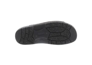 Mikael Buffalo Brown Leather Slide Sandal
