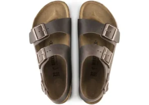Milano Habana Brown Oiled Leather Sandal