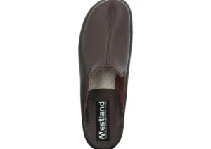 Monaco 202G Bordo Wine Leather Slipper