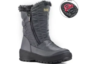 Monica Anthracite Mid-Calf Winter Boot