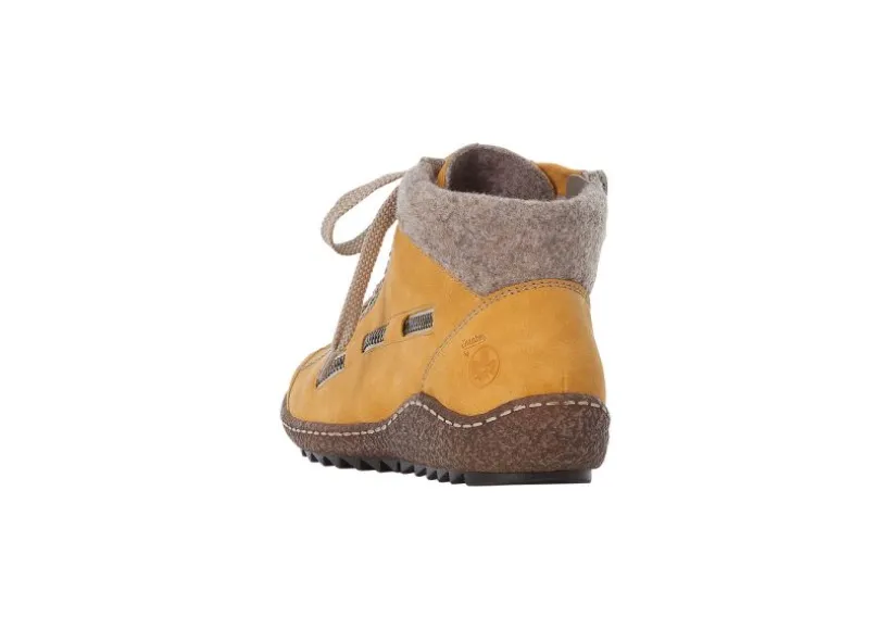 morelia_yellow_fleece_lin_2.webp Morelia Yellow Fleece Lined Lace-Up Ankle Sneaker
