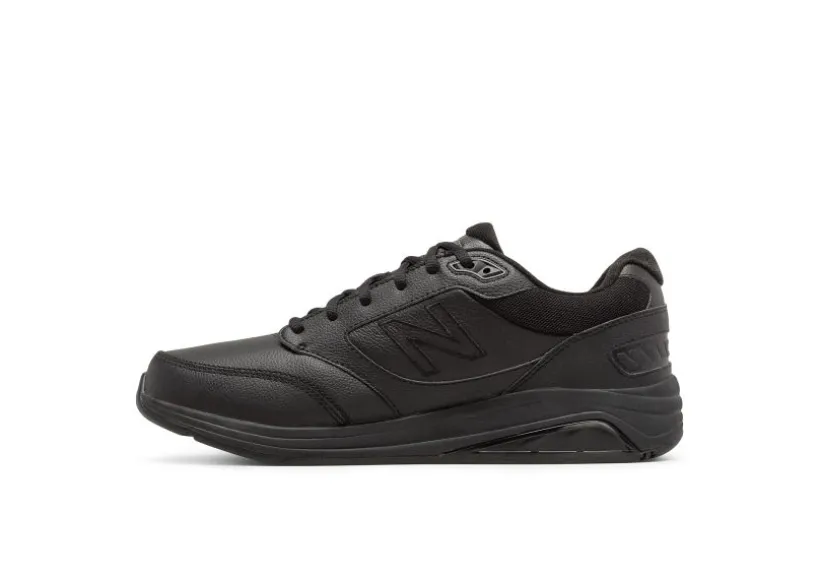 mwbk_black_leather_laceup_1.webp MW928BK3 Black Leather Lace-Up Walking Shoe