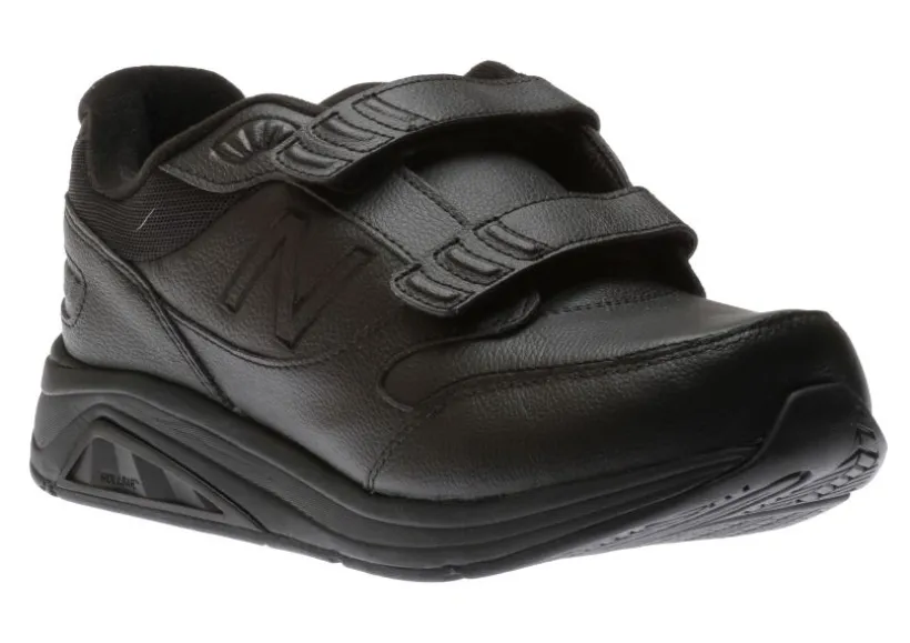 mwhb_black_leather_velcro_0.webp MW928HB3 Black Leather Velcro Walking Shoe