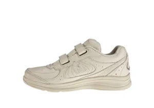 MW577VB Beige Leather Velcro Walking Shoe