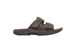 Newport Dark Brown Adjustable Slide Sandal