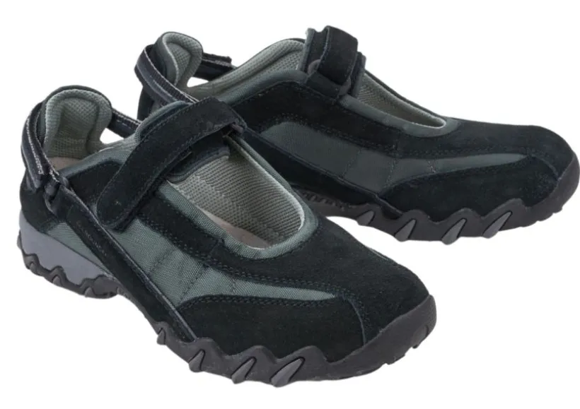 niro_black_suede_grey_clo_2.webp Niro Black Suede Grey Closed Mesh Mary Jane Sneaker