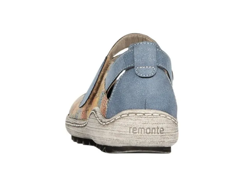 odense_blue_multicolour_m_2.webp Odense Blue Multicolour Mary Jane Flat Shoe