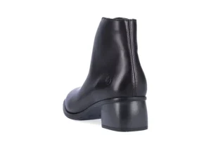 Odeon Black Leather Ankle Boot