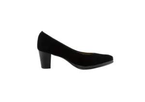 Ophelia Black Suede Pump