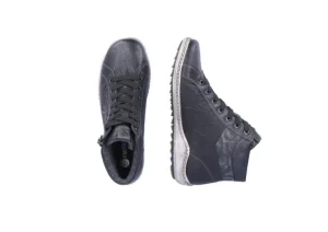 Ottawa Black Print Lace-Up Ankle Sneaker