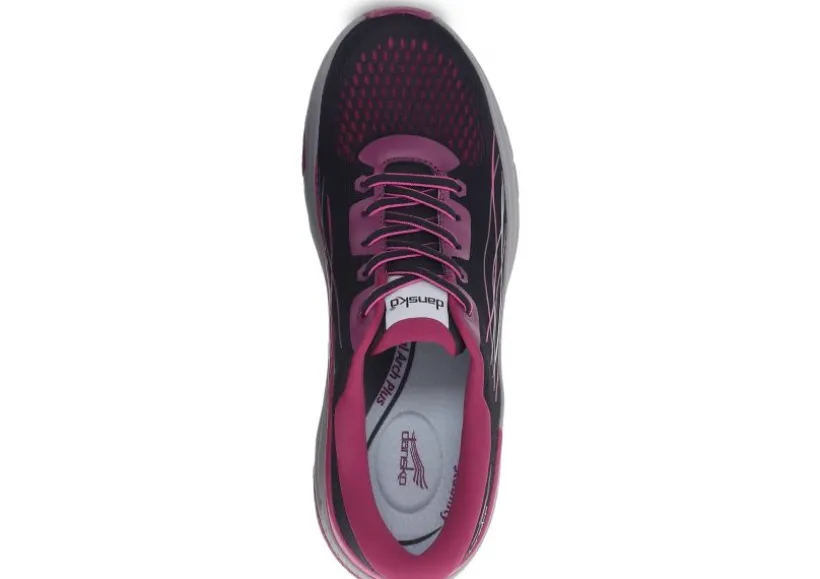 pace_black_berry_mesh_lac_1.webp Pace Black Berry Mesh Lace-Up Walking Shoe