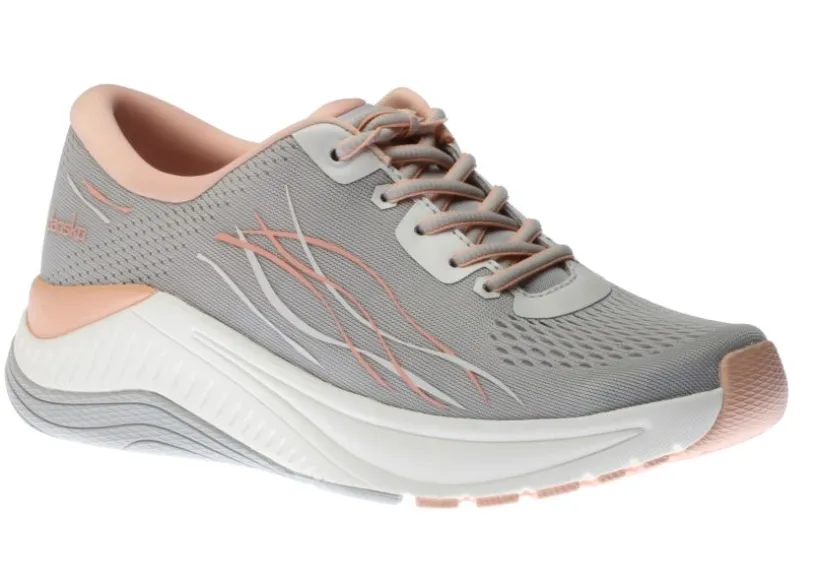 pace_light_grey_mesh_lace_0.webp Pace Light Grey Mesh Lace-Up Walking Shoe
