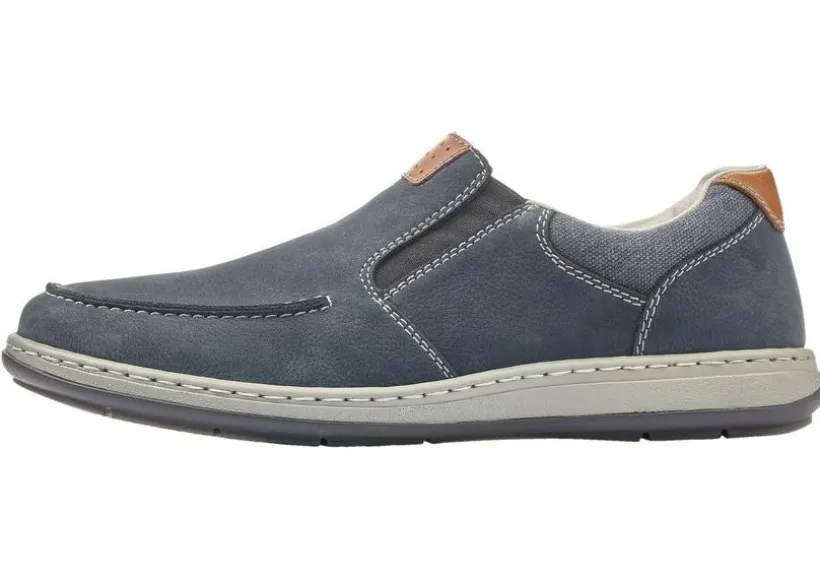 patros_navy_leather_slipo_1.webp Patros Navy Leather Slip-On Loafer