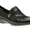 Paulette Black Slip-On Flat