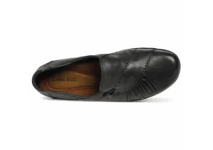 Paulette Black Slip-On Flat