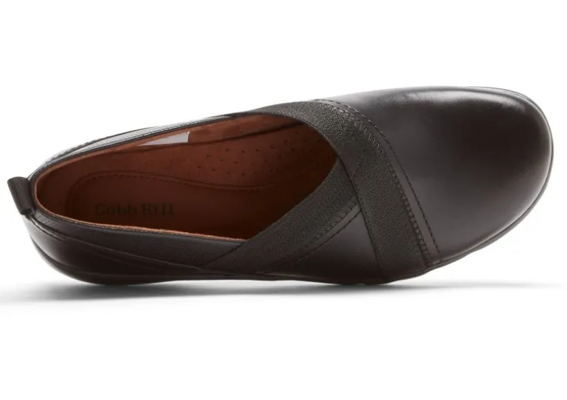 penfield_envelope_black_l_1.webp Penfield Envelope Black Leather Slip-On Flat