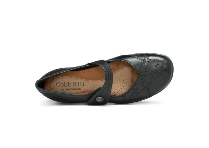 petra_black_leather_mary__2.webp Petra Black Leather Mary Jane Flat