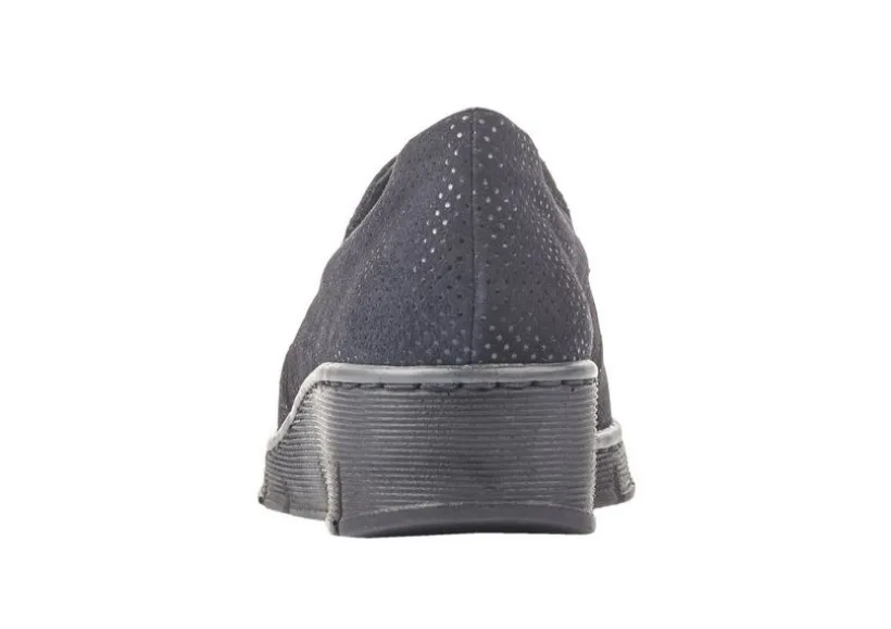 pisa_navy_silver_polka_do_2.webp Pisa Navy Silver Polka Dot Slip-On Wedge Loafer