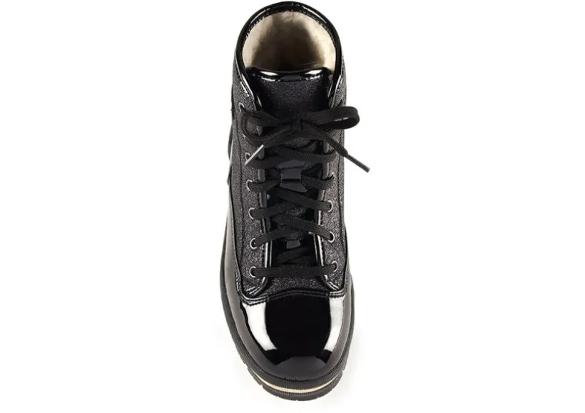 pop_black_glitter_laceup__2.webp Pop Black Glitter Lace-Up Winter Boot