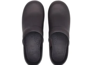 Professional Antique Brown Oiled Leather Clog
