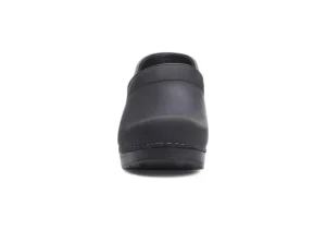 Professional Oiled Black Leather Clog