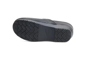Professional Oiled Black Leather Clog