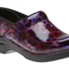 Professional Painted Leopard Patent Clog