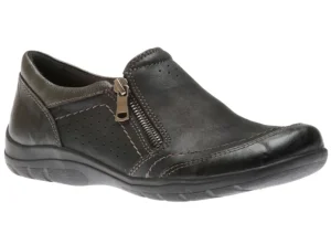 Rapid 2 Randall Black Zipper Slip-On Shoe