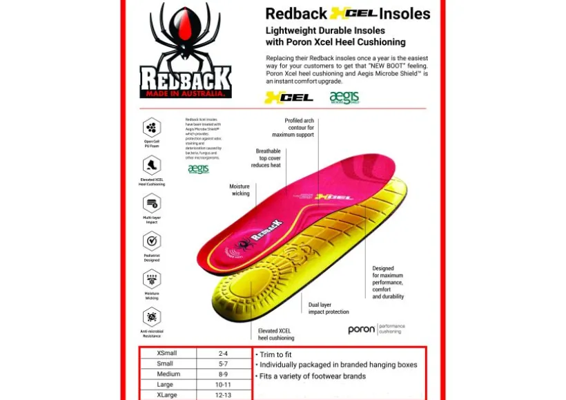 redback_xcel_insole_0.webp Redback Xcel Insole