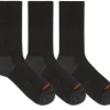 Repreve 3-Pack Black Hiker Crew Socks