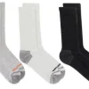 Repreve 3-Pack Hiker Crew Socks Grey