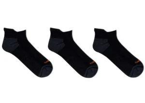 Repreve 3-Pack Low Cut Tab Socks Black