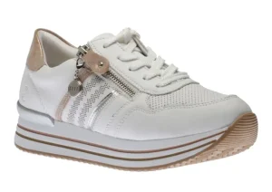 Rock Lace Zip White