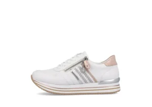 Rock Lace Zip White