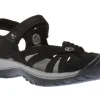 Rose Black Sports Sandal