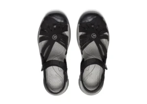 Rose Black Sports Sandal