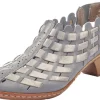 Roy Blue Silver Woven Sandal