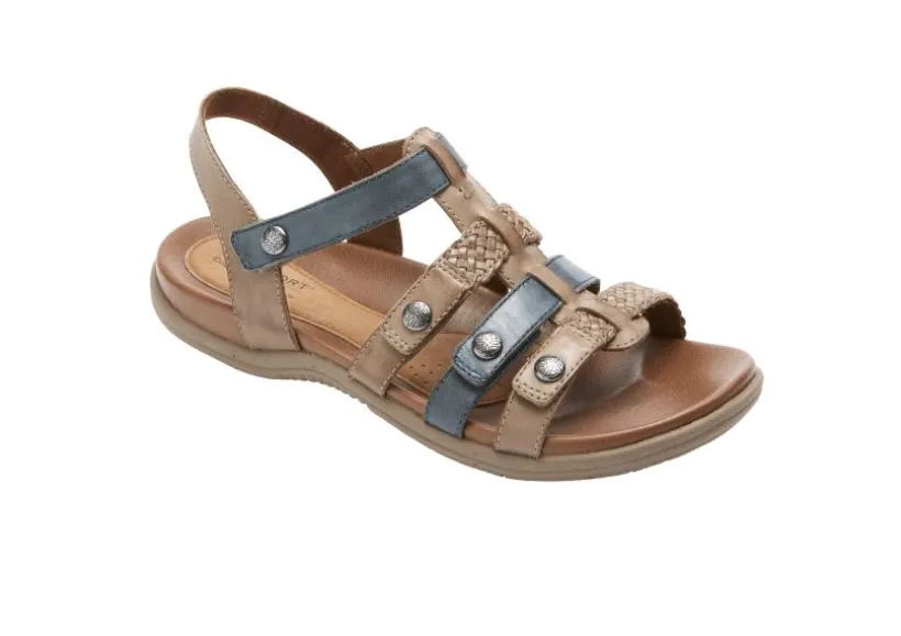rubey_khaki__navy_tstrap__0.webp Rubey Khaki / Navy T-Strap Sandal