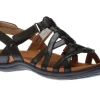 Rubey Woven Black Leather Sandal