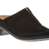 Ruffina Black Nubuck Leather Clog