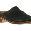 Ruffina Navy Nubuck Leather Clog