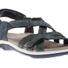 Sammie Navy Blue Leather Sport Sandal