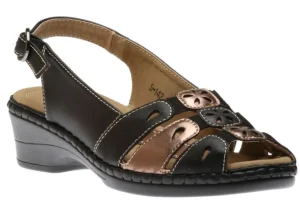 Sandal Black Bronze