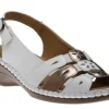Sandal White Pewter
