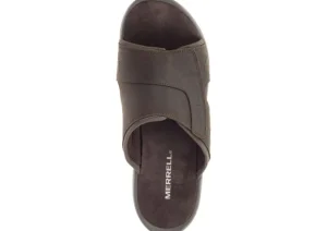 Sandspur 2 Earth Brown Leather Slide Sandal