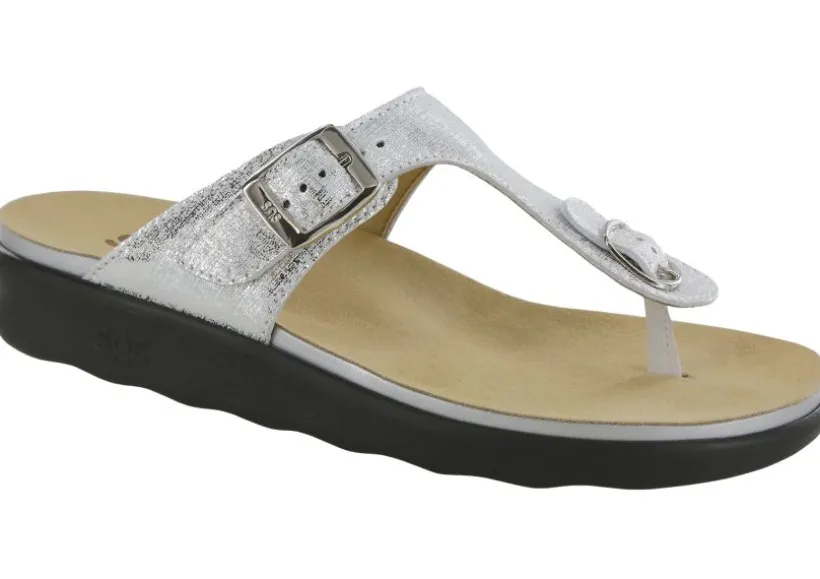 sanibel_shiny_silver_thon_1.webp Sanibel Shiny Silver Thong Sandal