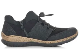 Scuba Black Slip-On Bungee Sneaker
